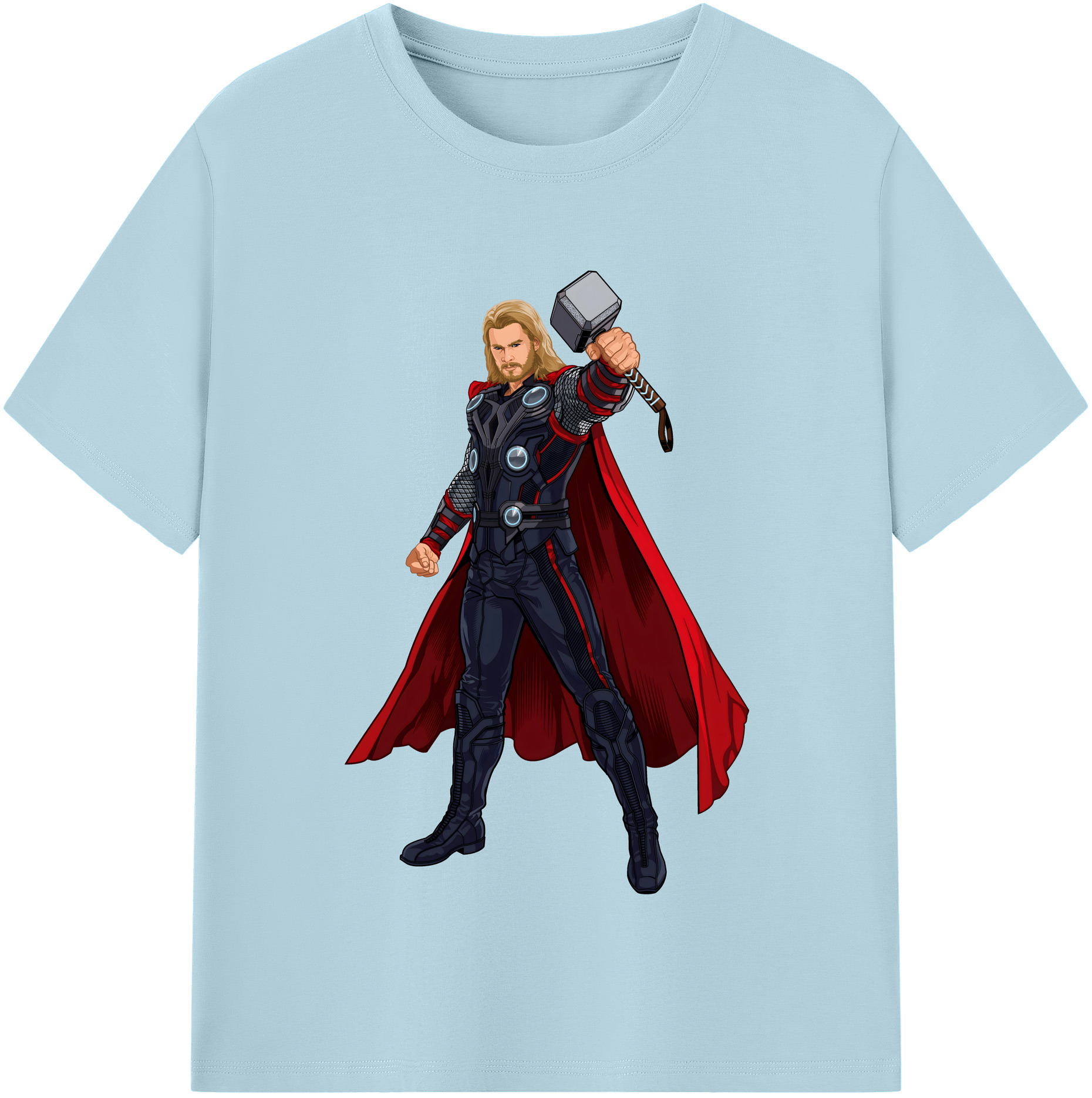 （画像用） アベンジャーズ The Avengers 綿100％半袖Tシャツ（フロントプリント）